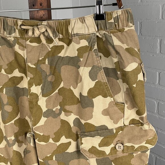 Airwalk Pants Men Medium 32W‎ x30L Brown Camo Jogger Cargo Hip Hop Skateboard - Picture 2 of 12